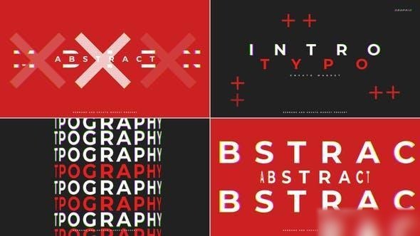 Videohive Typo Intro 50963270 Openers template preview
