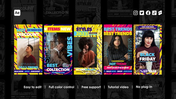Videohive Fashion Week Instagram Reels 45698040 Product Promo template preview