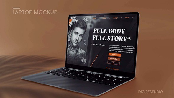 Videohive Laptop Screen Display Promo Mockup Product Promo template preview