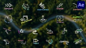 Videohive Arrows Titles for After Effects Titles template preview