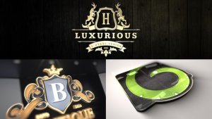 Videohive Luxury Mockup Kit - Glossy Logo Intro Logo Stings template preview