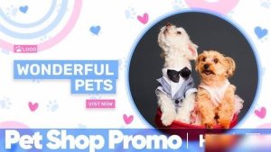 Videohive Pet Shop Promo Openers template preview