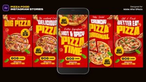 Videohive Pizza Instagram Stories 46482693 Product Promo template preview