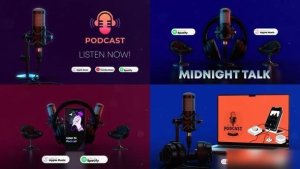 Videohive Podcast Opener Pack 45053389 Openers template preview