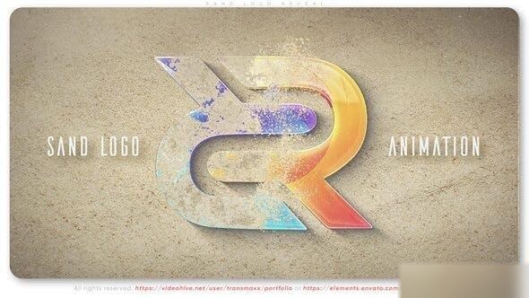 Videohive Sand Logo Reveal Logo Stings template preview