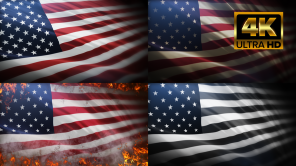 Videohive Flag Maker with Additional Effects 4K Elements template preview