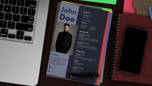 Videohive Resume CV Mockup Kit Product Promo template preview