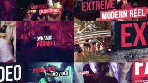Modern Promo - Fashion Opener Video Displays template preview
