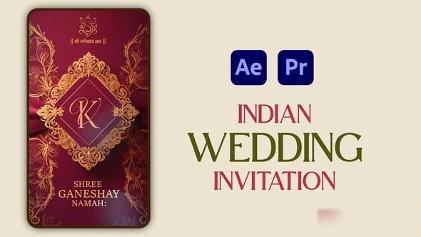 Videohive Indian Wedding Invitation 57299402 Openers template preview