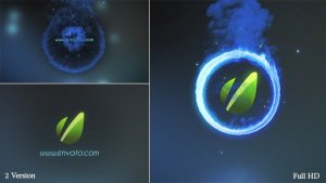 Videohive Fire Ring Logo Reveal Logo Stings template preview