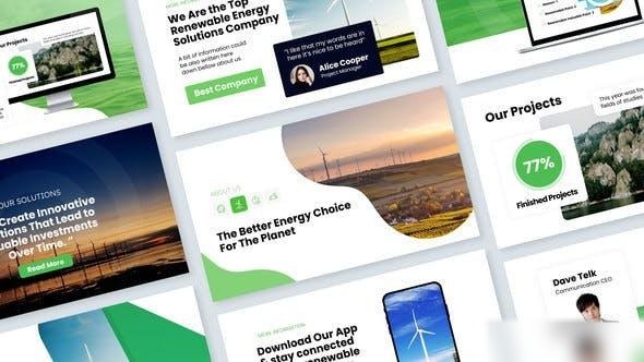 Videohive Sustainable Eco Promo Presentation Openers template preview