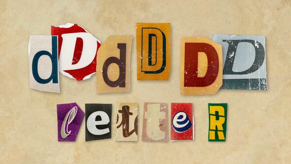 Videohive Ransom Letters - D Letters Elements template preview