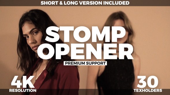 Videohive Stomp Opener 21437699 Openers template preview