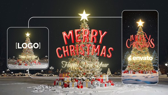 Videohive Christmas Greeting 60746494 Openers template preview