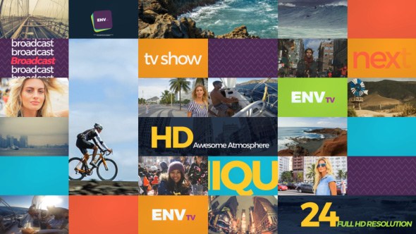 Channel Rebrand Video Displays template preview