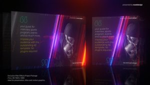 Videohive Sports Interview Box Template Video Displays template preview