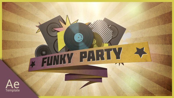 Videohive Funky party Openers template preview