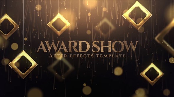Videohive Golden Award Show Openers template preview
