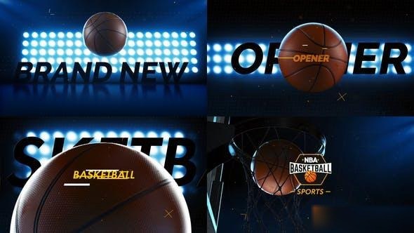 Videohive Basketball Logo Opener Openers template preview