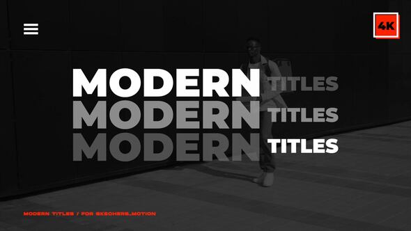 Videohive Modern Titles | After Effects 43151007 Titles template preview
