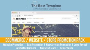 Videohive Ecommerce / Website / Store Promotion pack Product Promo template preview