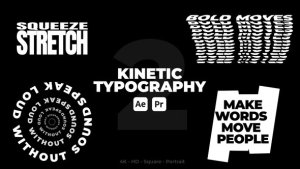 Videohive Kinetic Typography v2 58357743 Titles template preview