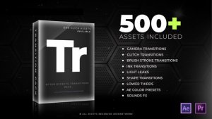 Transitions Video Displays template preview