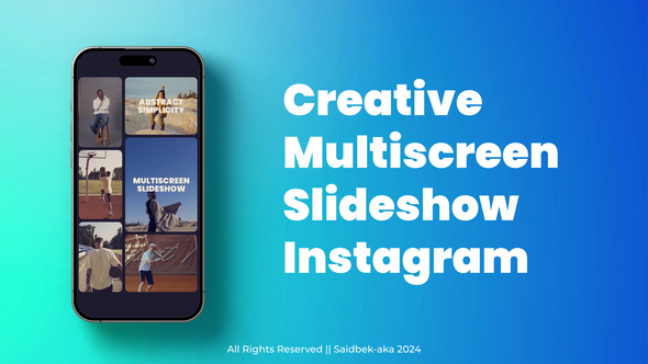 Videohive Multiscreen Instagram Slideshow 55677960 Openers template preview