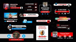 Videohive Creative Subscribe Titles Titles template preview