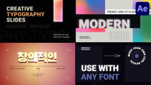Videohive Creative Typography for After Effects 51137698 Titles template preview