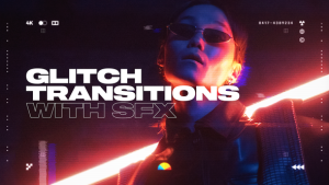 Videohive Glitch Transitions 32520300 Elements template preview
