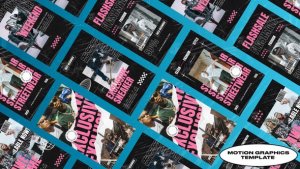 Axial Streetwear Instagram Reel | Mogrt Premiere Pro template preview
