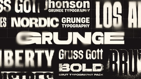 Videohive Grunge Titles 54783674 Titles template preview