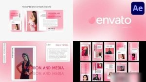 Videohive Sweet Gradient Slideshow for After Effects Openers template preview