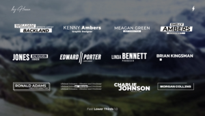 Videohive Fast Lower Thirds - AE Elements template preview