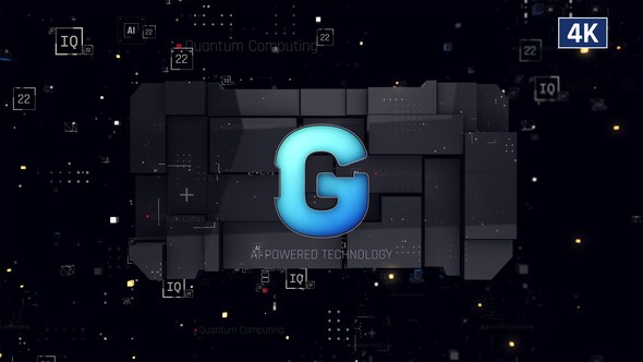 Videohive 4K Technology Logo Reveal Logo Stings template preview