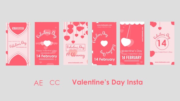 Videohive Valentines Day Instagram 50198486 Product Promo template preview