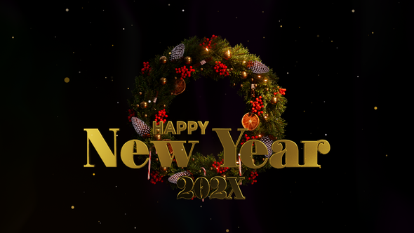 Videohive Christmas Wreath Countdown 60873440 Broadcast-packages template preview