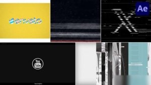 Videohive Pack Glitch for After Effects Openers template preview
