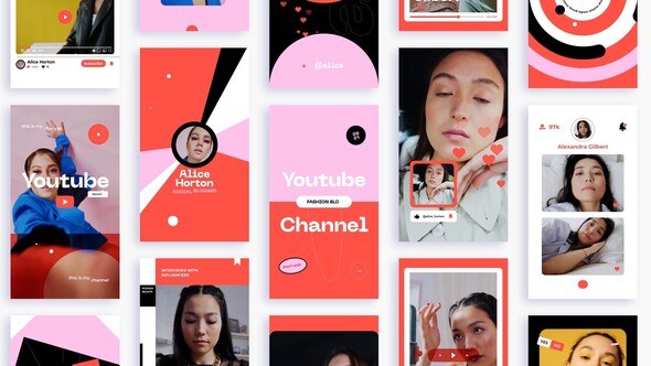 Videohive YouTube Promo Stories Product Promo template preview