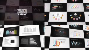 Videohive 3D Infographics Set 4 Infographics template preview