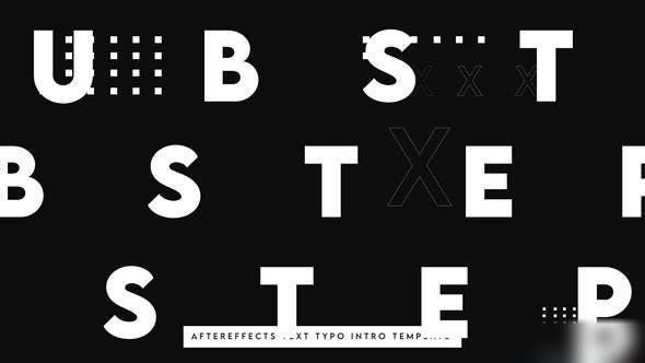 Videohive Intro Text Openers template preview