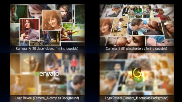 Videohive Lovely Photos - Photos Galaxy 2 Video Displays template preview