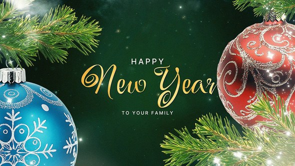 Videohive New Year Opener Titles template preview