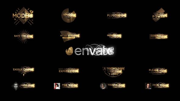 Videohive Golden Titles V.5 Titles template preview