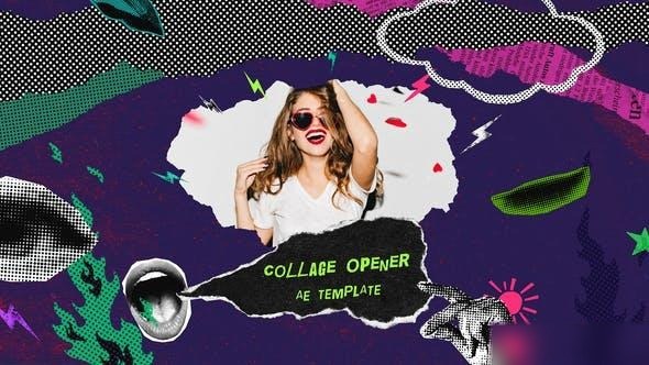 Videohive Collage Opener 44195066 Openers template preview
