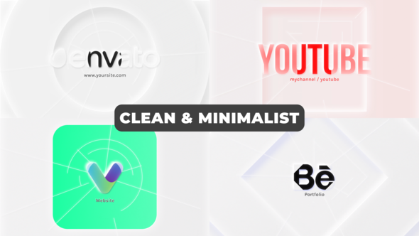 Videohive Clean & Minimalist Logo Stings template preview