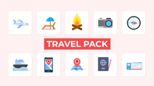 Videohive Travel Pack Elements template preview