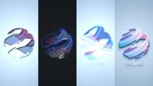 Videohive Clean Dark Light Logo Logo Stings template preview