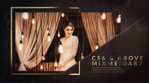 Elegant Gold Video Displays template preview